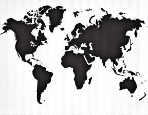 Mapa mundial con puntos de negocio
